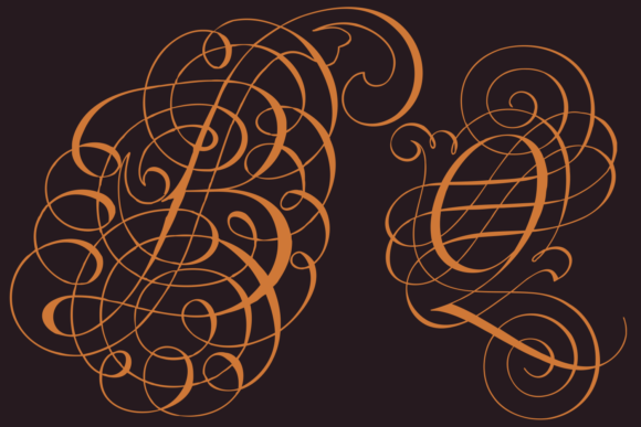 Schwandner Versalia Font PNG with transparent background - Preview 3