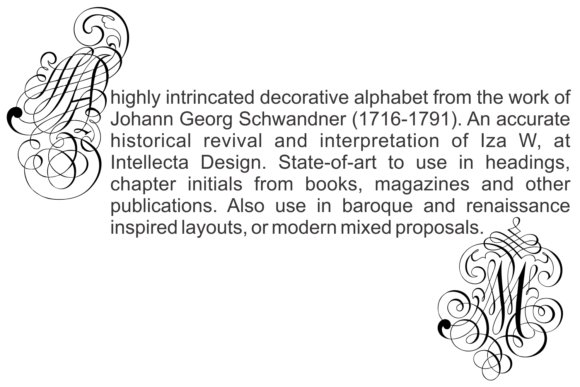 Schwandner Versalia Font PNG with transparent background - Preview 5