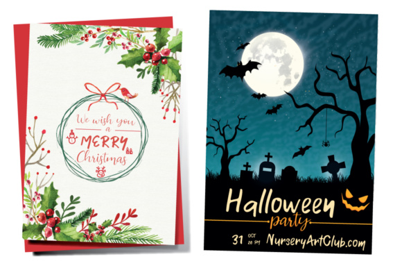 Silent Night Duo Font PNG with transparent background - Preview 1