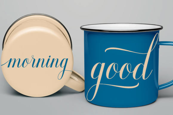 Smoothline Script Font PNG with transparent background - Preview 1