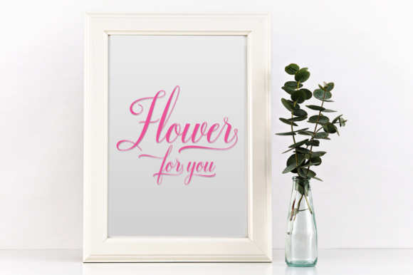 Smoothline Script Font PNG with transparent background - Preview 3