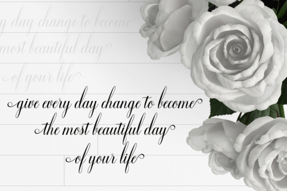 Smoothline Script Font PNG with transparent background - Preview 4