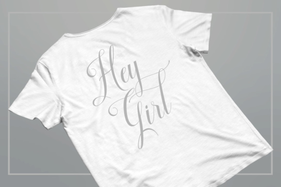 Smoothline Script Font PNG with transparent background - Preview 5
