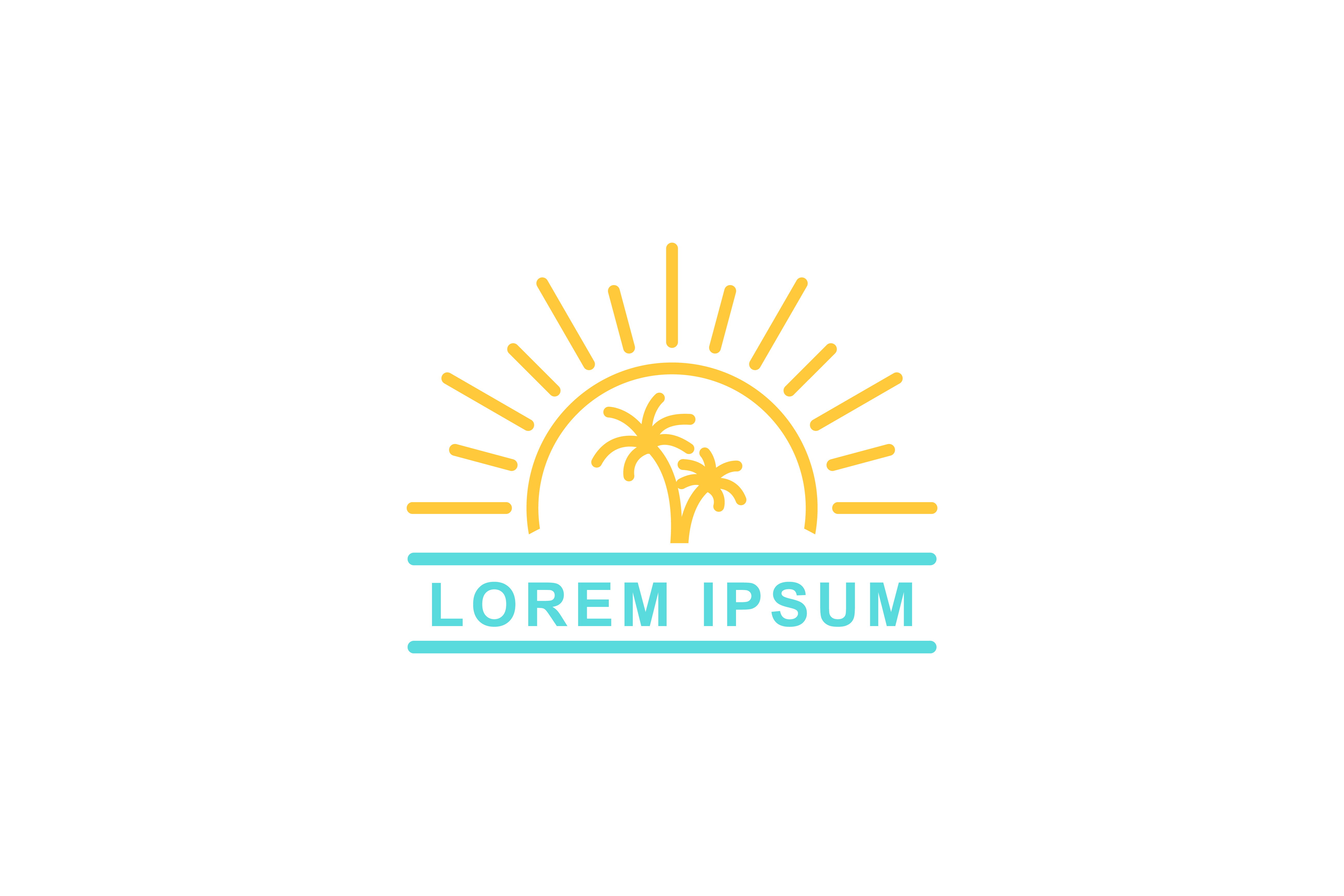 Sun Island Vector Design