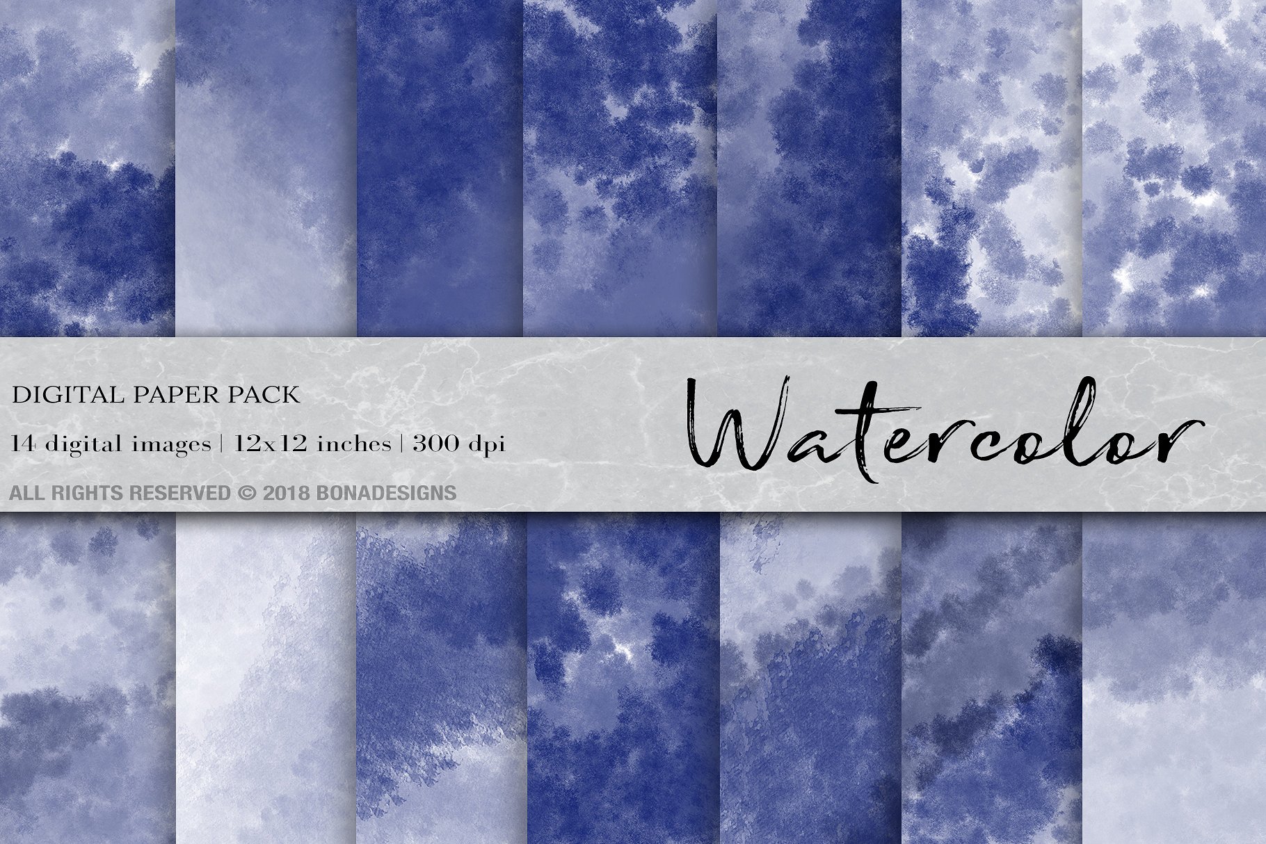 Watercolor Background Digital Paper Graphic by BonaDesigns · Creative ...