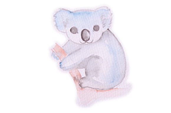 Watercolor Koala Animals Craft Cut File By Creative Fabrica Crafts