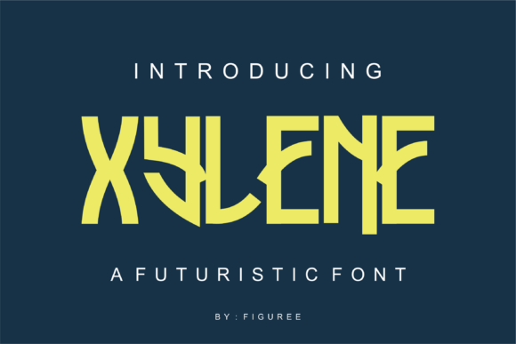 Xylene Display Font By figuree studio