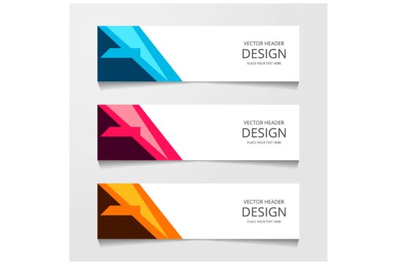 Horizontal Banner Background Bundle · Creative Fabrica