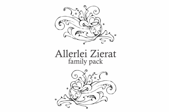 Allerlei Zierat Family Font - Preview 3