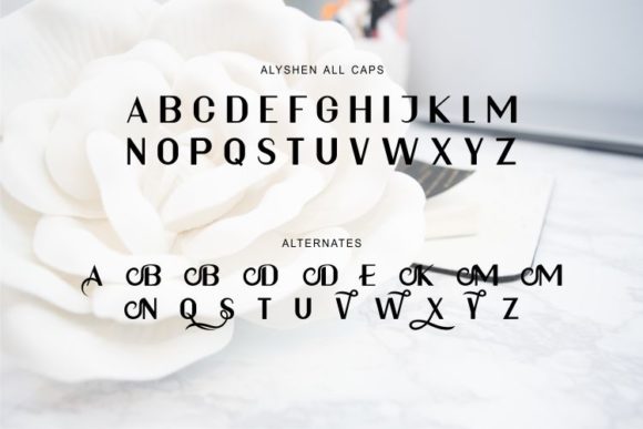 Alyshen Font - Preview 3