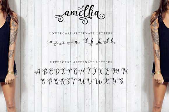 Amellia Font - Preview 4