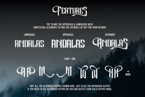 Andalas Font - Preview 1
