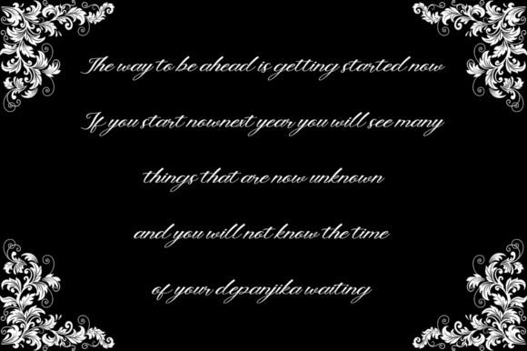 Authenia Script Font - Preview 1