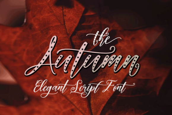 Autumn Script & Handwritten Font By elcodetype
