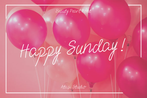 Beauty Pearl Font - Preview 4