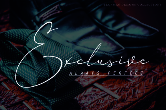 Beckman Demons Font - Preview 2