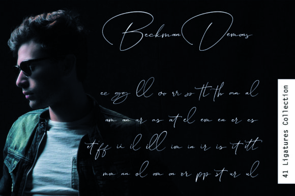 Beckman Demons Font - Preview 6