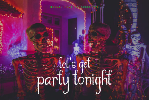 Beegal Font PNG with transparent background - Preview 1
