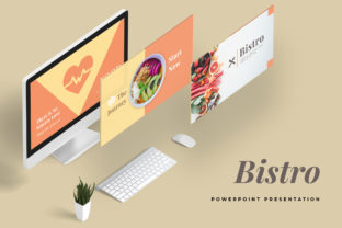 Preview of Bistro Restaurant Powerpoint Presentation food presentation template