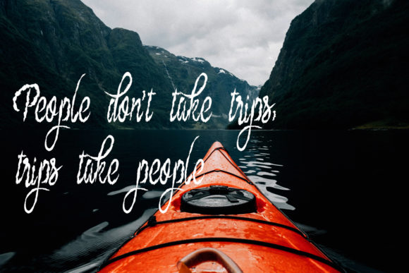 Blueberry Brush Font - Preview 1