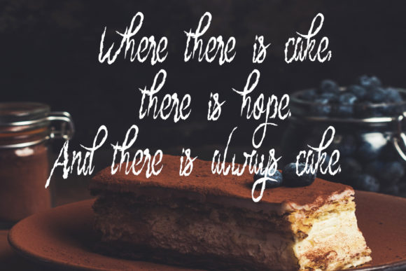 Blueberry Brush Font - Preview 2