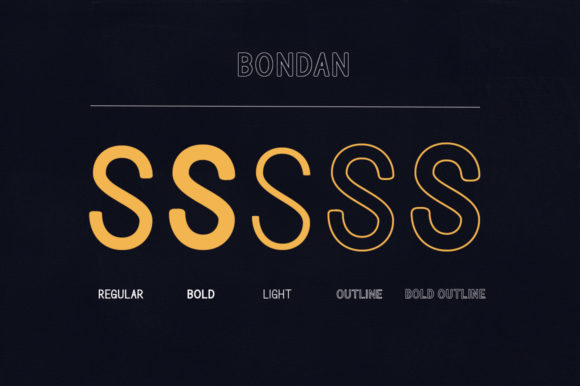 Bondan Family Font - Preview 3