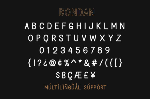 Bondan Family Font - Preview 6