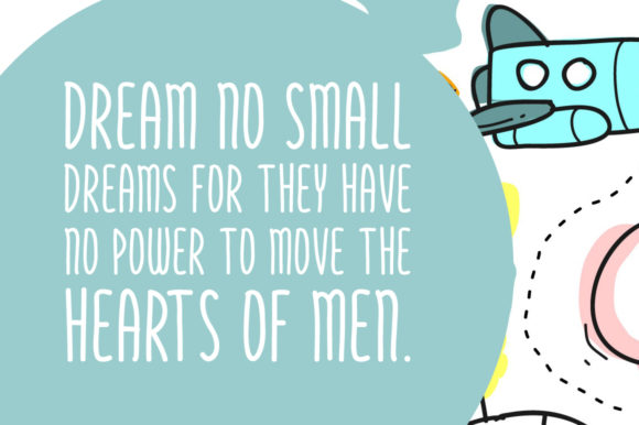 Bonzer Dreamer Font PNG with transparent background - Preview 2