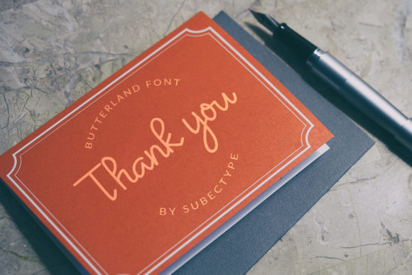 Butterland Font - Preview 6