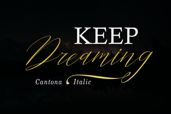 Cantona Font - Preview 3