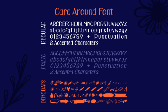 Care Around Font - Preview 2