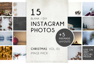 Christmas Holiday Instagram Photo Templates By Pixel Berry