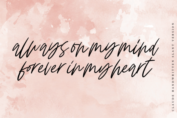 Claude Family Font PNG with transparent background - Preview 5
