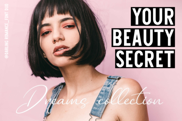 Darling Romance Duo Font - Preview 1