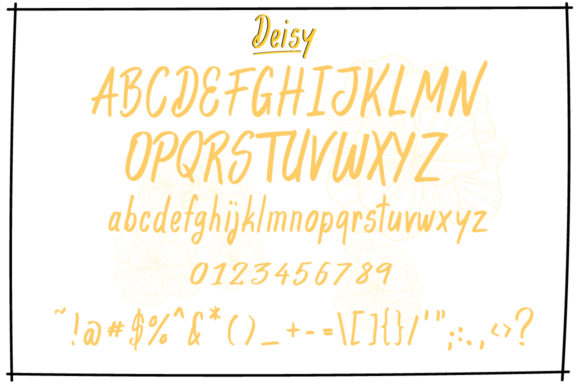 Deisy Font - Preview 6