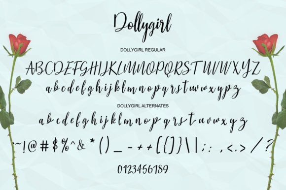 Dollygirl Font - Preview 3