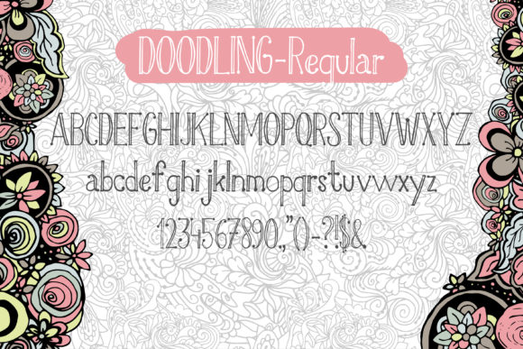 Doodling Family Font - Preview 4