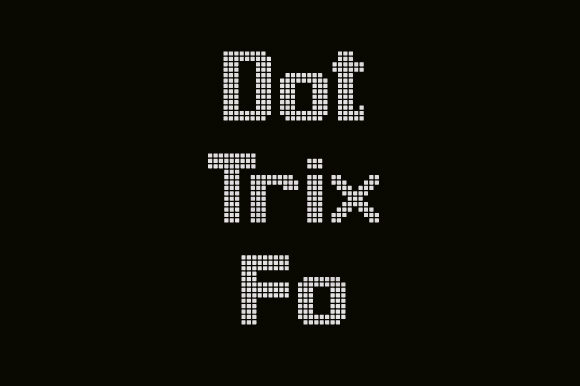 Dotrixfo Font - Preview 2