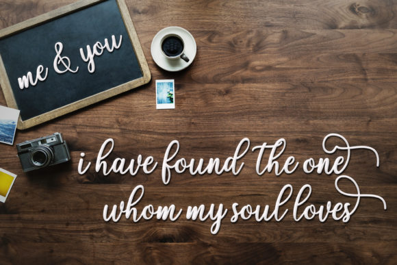 Fadelya Script Font PNG with transparent background - Preview 5