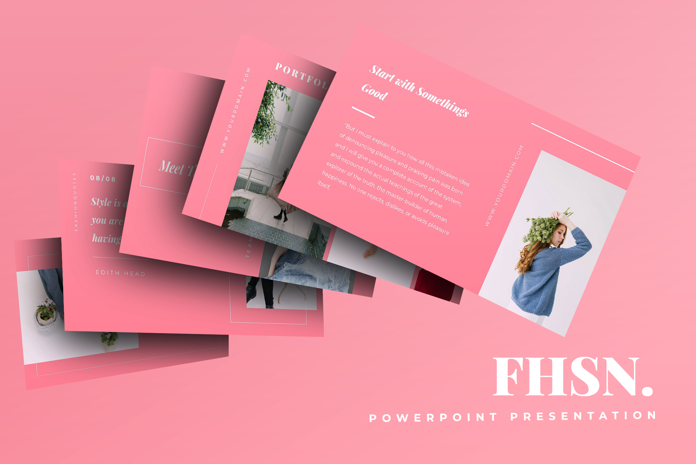 Fashion Powerpoint Template Graphic by TMint · Creative Fabrica