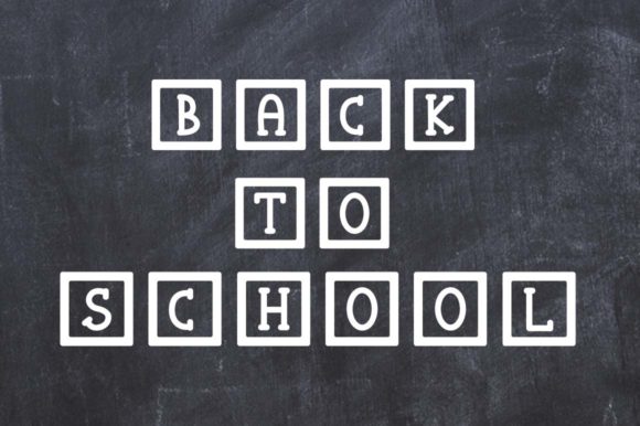 Funny Blocs Font PNG with transparent background - Preview 2