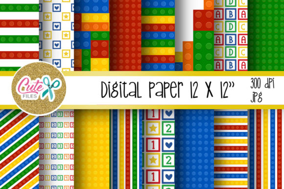 Funny Blocs Font PNG with transparent background - Preview 4