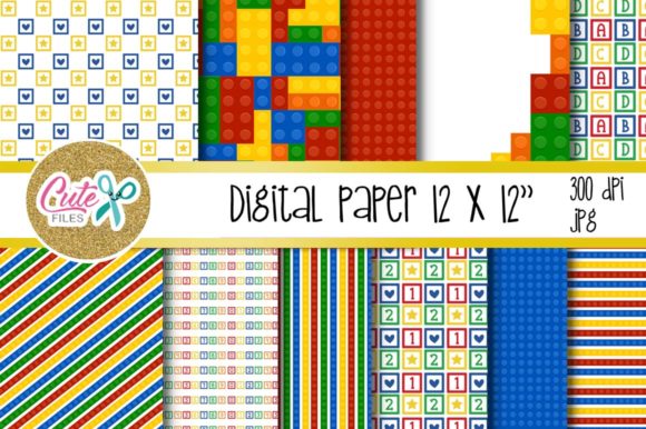 Funny Blocs Font PNG with transparent background - Preview 5