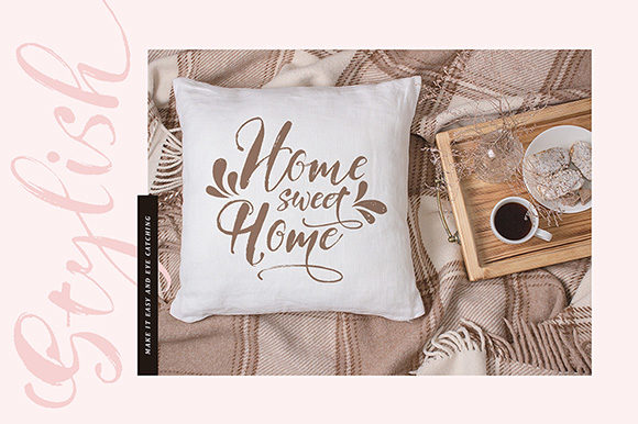 Girly Things Family Font PNG with transparent background - Preview 4