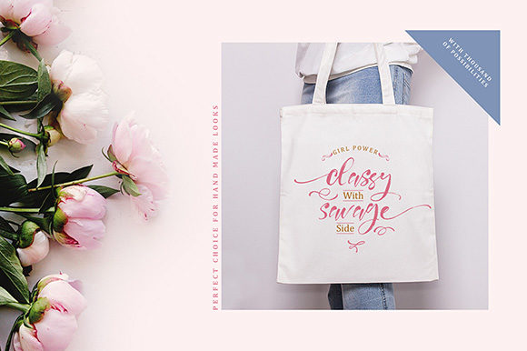 Girly Things Family Font PNG with transparent background - Preview 5