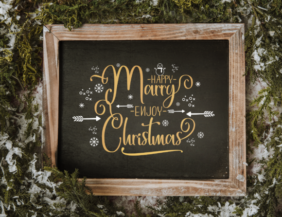 Happy Marlyana TrioFamily Font PNG with transparent background - Preview 5