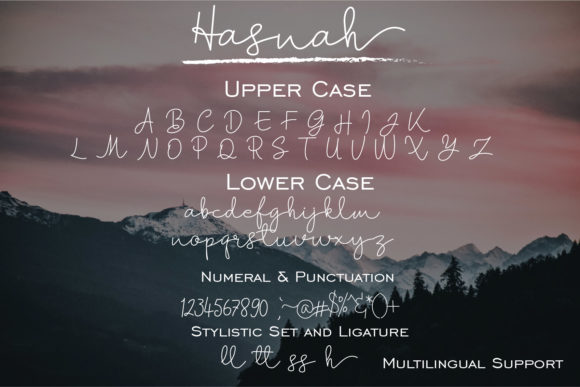 Hasnah Font - Preview 1