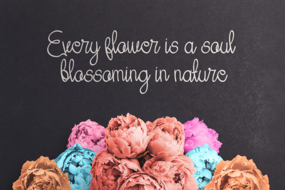 Her Garden Font font preview - 2