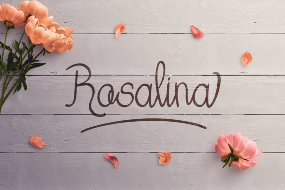 Her Garden Font font preview - 4