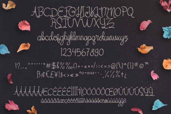 Her Garden Font font preview - 5